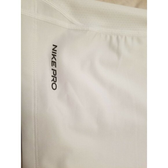 𝅺NIKE Pro Dri Fit Shirt Large White - Picture 4 of 10